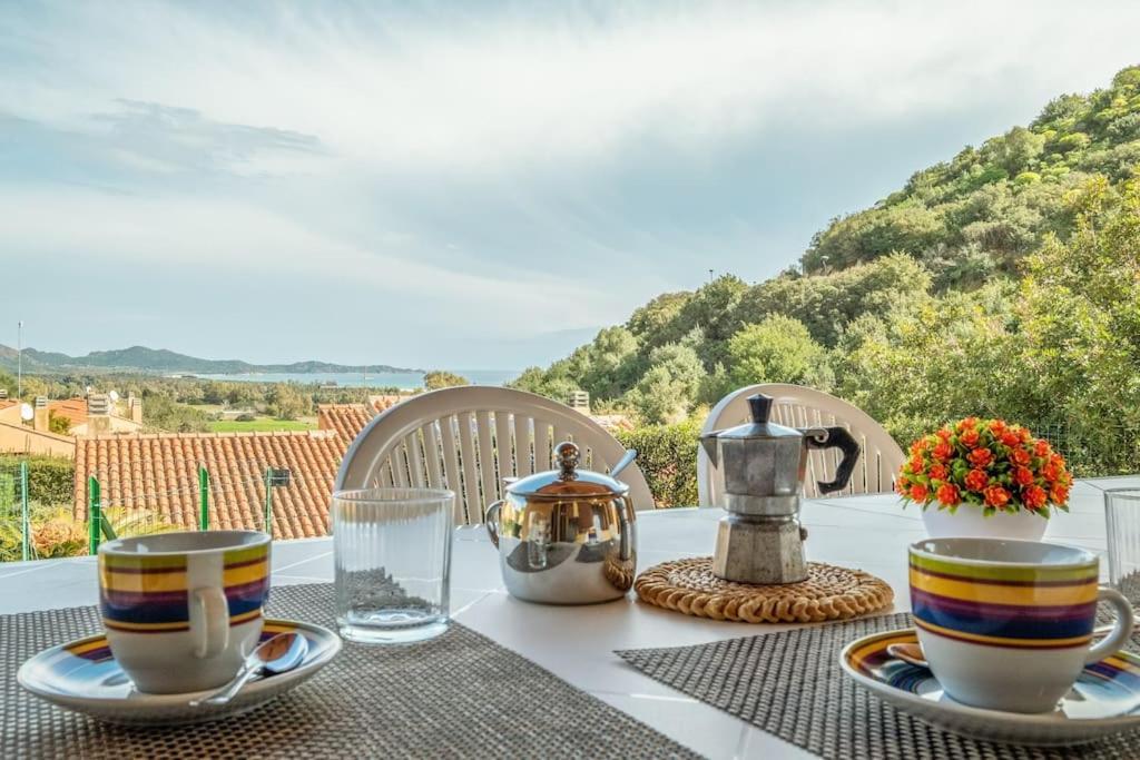 Sea View- 5 Minutes From The Beach Garden, Wi-Fi, Bbq Costa Rei Luaran gambar