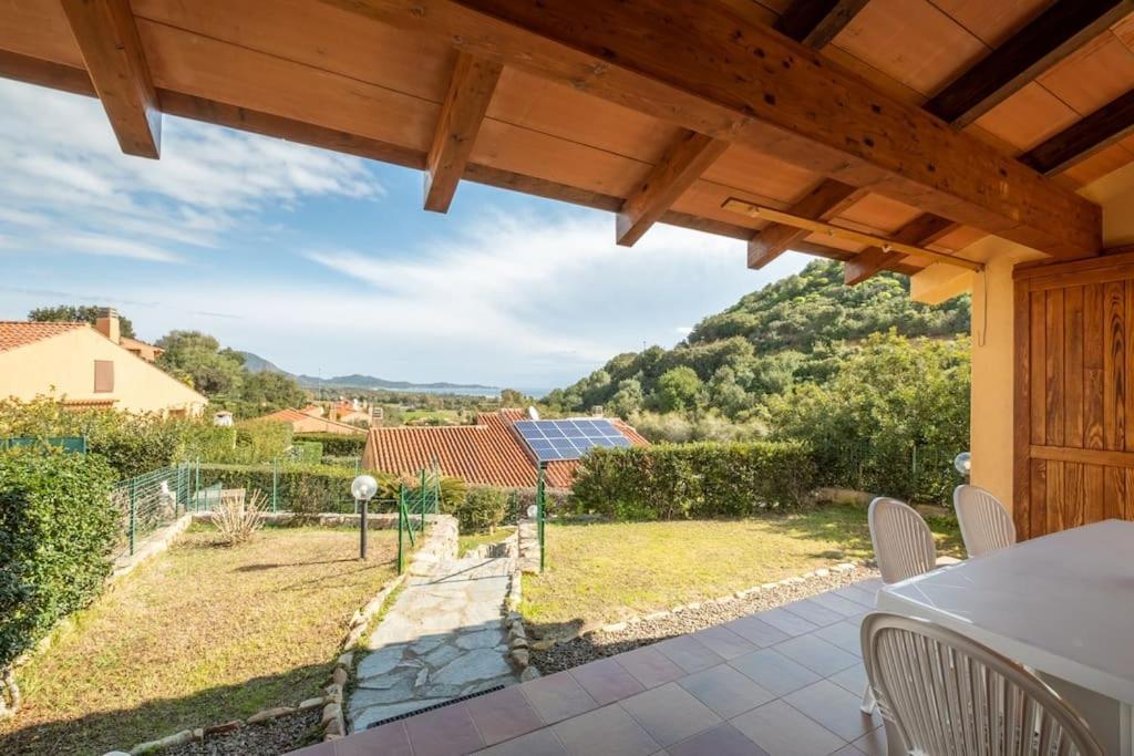 Sea View- 5 Minutes From The Beach Garden, Wi-Fi, Bbq Costa Rei Luaran gambar