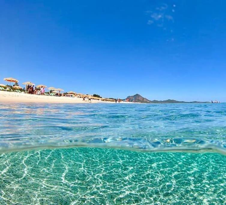 Sea View- 5 Minutes From The Beach Garden, Wi-Fi, Bbq Costa Rei Luaran gambar